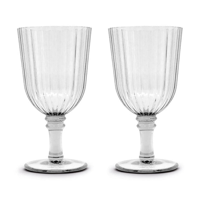 طقم كاسات أكريليك 460 مل قطعتين من Easy Life - شفاف