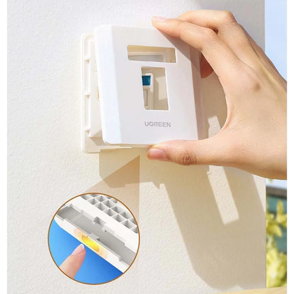 UGREEN Quadruple-Port Wall Plate 1 pc - 80443