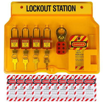 خزانة اقفال لوتو 4اقفال لاعمال الصيانة في المصانع