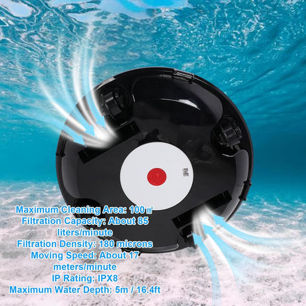 روبوت لتنظيف برك السباحة 28واط