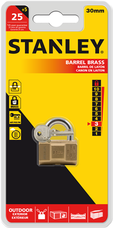 قفل ستانلي 30 مم
