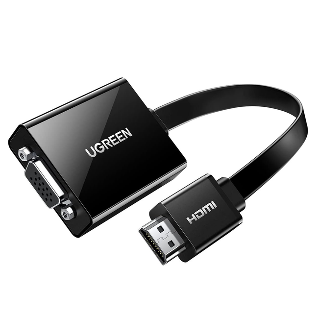 محول من يوجرين |UGREEN HDMI to VGA Adapter Converter | 90813
