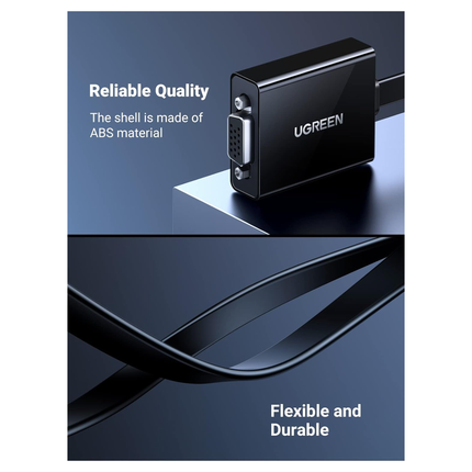 محول من يوجرين |UGREEN HDMI to VGA Adapter Converter | 90813