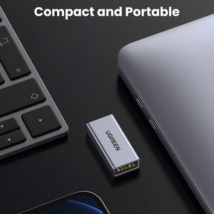 محول يو اس بي من يوجرين|UGREEN USB3.0 A/F to A/F Adapter Aluminum Case | 20119