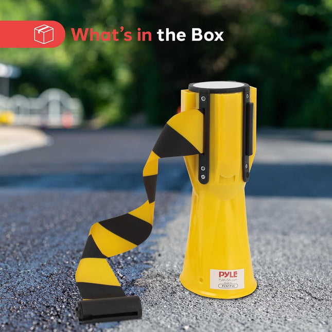 شريط تحذيري مرن وقابل للسحب للاقماع 3متر