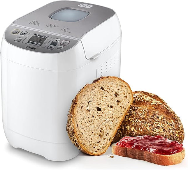 Bread maker with multiple sizes from half a kilo to 1 kilo - Ufesa