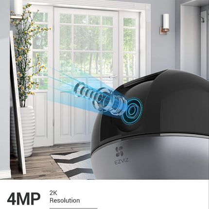 كاميرا متحركة داخلية بدقة 4 ميجا بكسل مع خاصية تتبع مع التكبير | ايزفيز | C6W