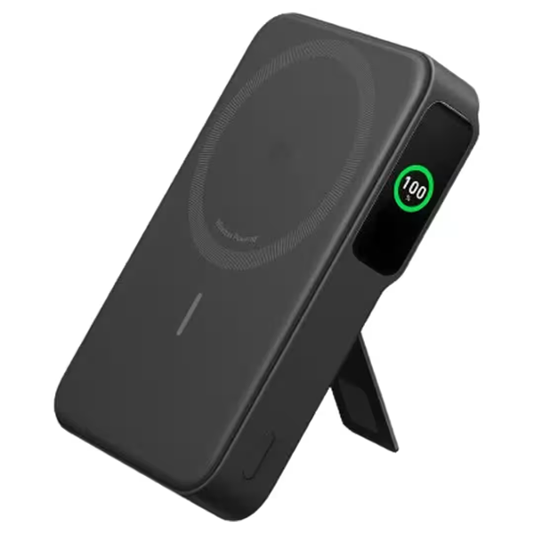 باوربانك Anker MagGo 10000mAh مصمم بشحن لاسلكي مغناطيسي Qi2 بقوة 15W مع شاشة ذكية