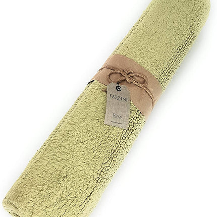 أرضية حمام قطن 60*110 سم من Fazzini Blow - أخضر فاتح