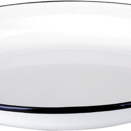 طبق 32 سم من Ibili Blanca - أبيض وأزرق