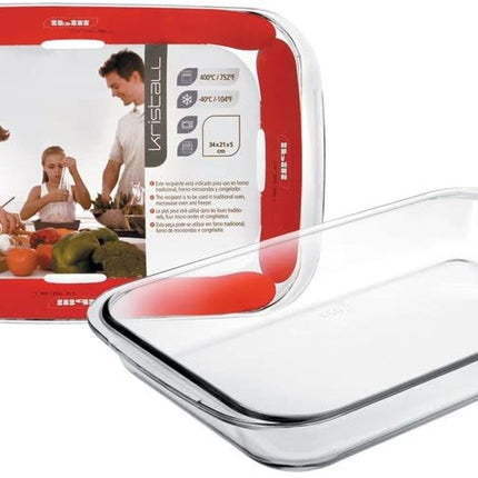 صينية فرن زجاج مستطيلة 40*23 سم من Ibili Kristall