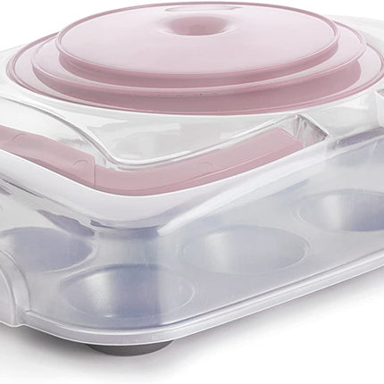 قالب مافين مع غطاء وستاند من Ibili