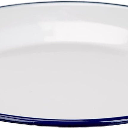 طبق 22 سم من Ibili Blanca - أبيض وأزرق