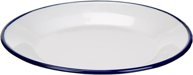 طبق 24 سم من Ibili Blanca - أبيض وأزرق