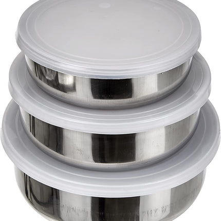 طقم 3 حافظات طعام ستيل من Steel