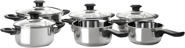 طقم طناجر 6 قطع من Ibili Bateria Optima