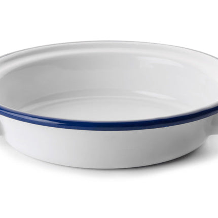 مقلاة بيض 18 سم من Ibili Blanca - أبيض وأزرق