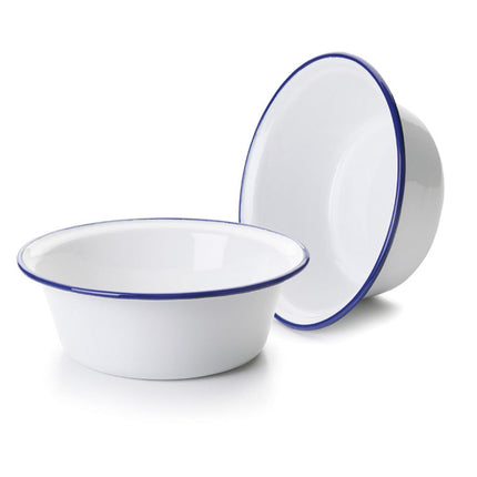 زبدية 20 سم من Ibili Blanca - أبيض وأزرق