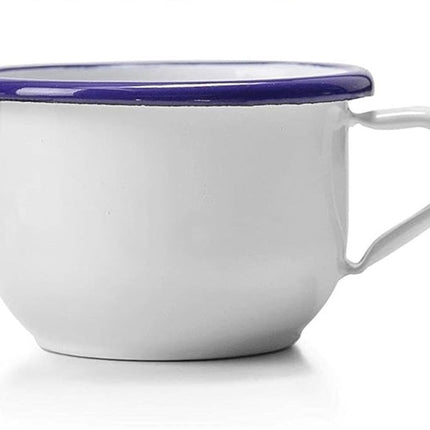 كوب قطر 8 سم من Ibili Blanca - أبيض وأزرق