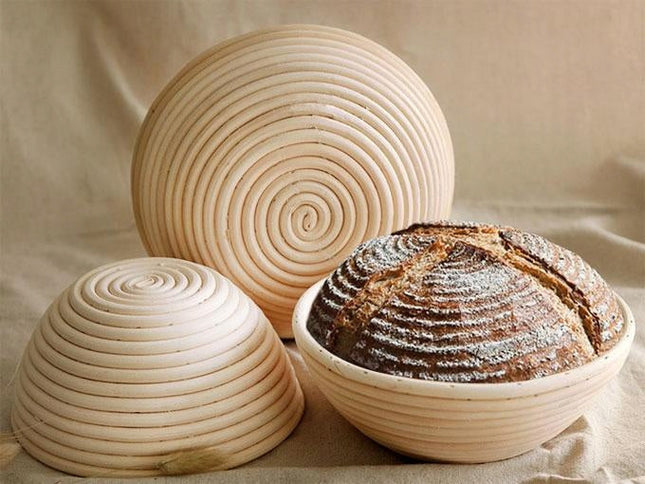 سلة تخمير العجين 25 سم من Ibili Banneton - بيج