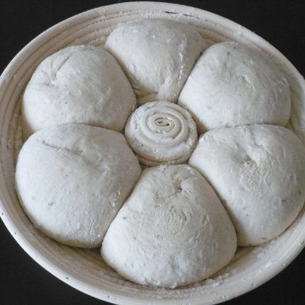 سلة تخمير العجين 28 سم من Ibili Banneton - بيج