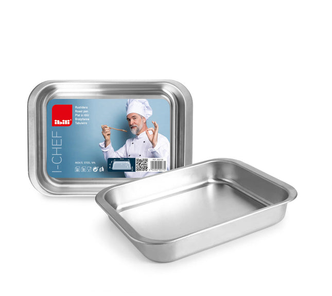 صينية فرن ستيل 38*29 سم من Ibili i-Chef