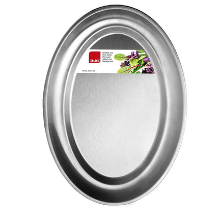 طبق ستيل بيضوي 40*28 سم من Ibili
