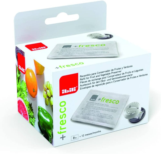 8 أكياس تعبئة لأداة حفظ الخضار والفواكه لوقت أطول من Ibili