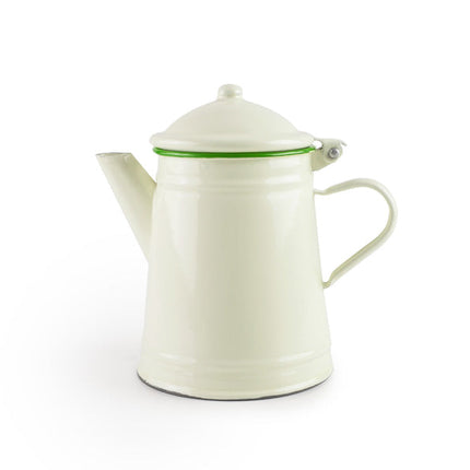 إبريق قهوة 1 لتر من Ibili Musgo - أبيض وأخضر
