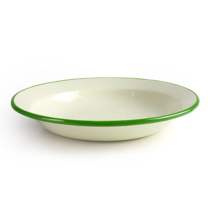 طبق 24 سم من Ibili Musgo - أبيض وأخضر