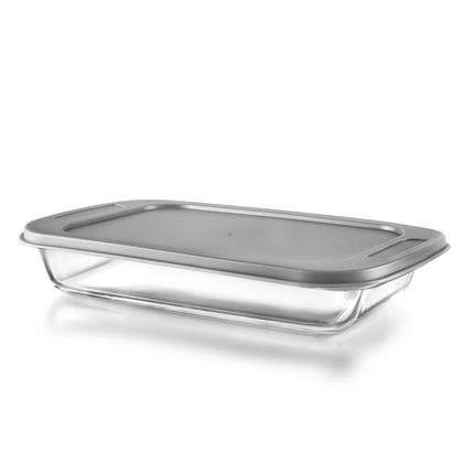 طبق فرن زجاج 1.6 لتر بغطاء من Ibili Kristall