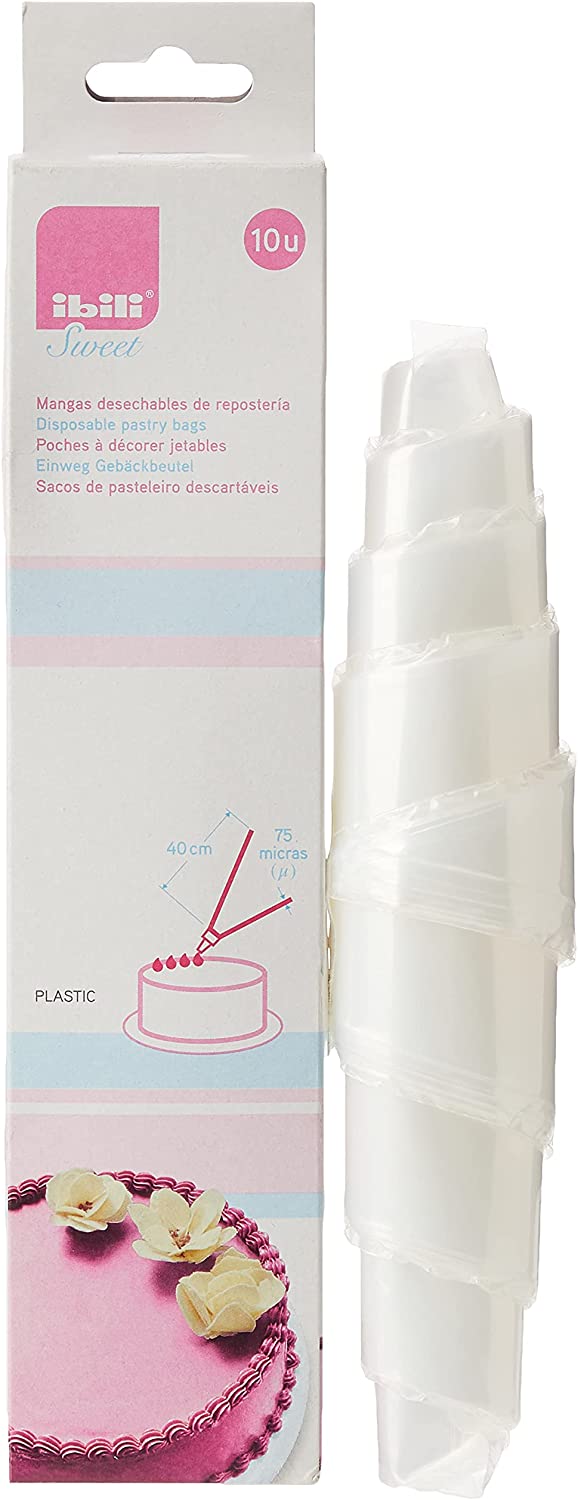طقم 10 أكياس تزيين الكيك من Ibili