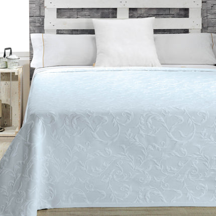 طقم غطاء سرير صيفي مجوز كبير 3 قطع من Canete Sansa - أزرق