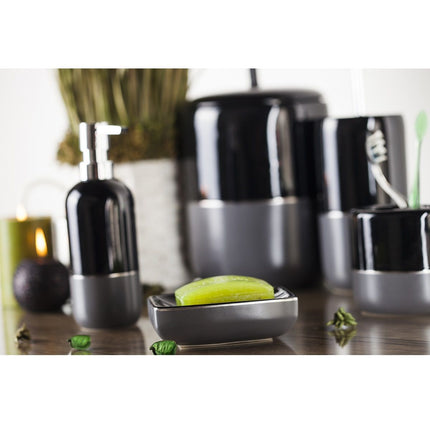 صحن للصابون من Primanova Yanki - أسود