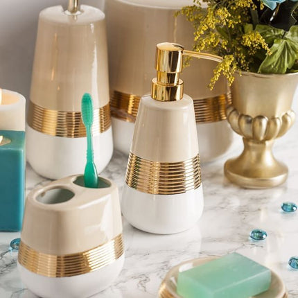 حامل فراشي أسنان من Primanova Lucas - بيج