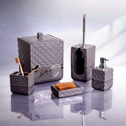 صحن للصابون من Primanova Nero - رمادي