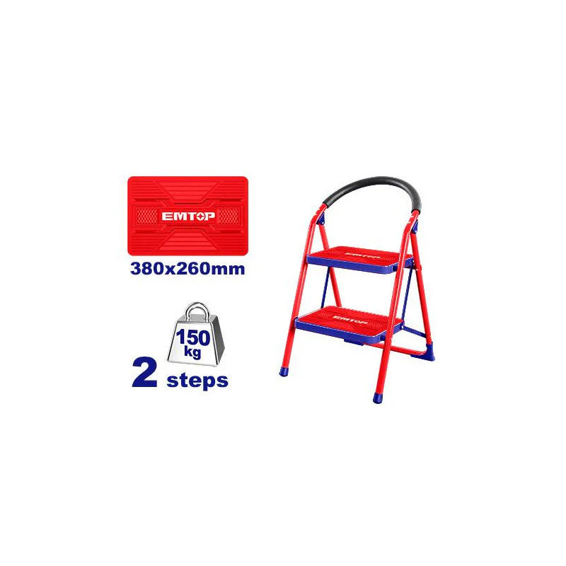 سلّم حديد بدرجتين عريضتين EMTOP ESLR1021 | EMTOP سلّم حديد بدرجتين عريضتين EMTOP ESLR1021 | EMTOP
