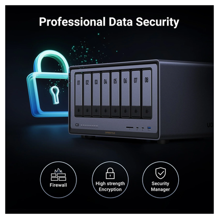 وحدة تخزين UGREEN المتصلة بالشبكة DXP8800 Plus (بدون أقراص) EU / 35127