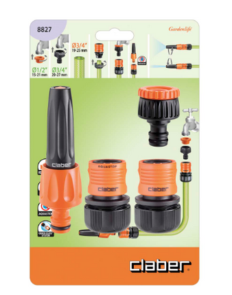 فرد رش مع وصلات 3/4"  من CLABER