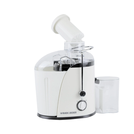 عصارة فواكة سعة 1.3 لتر من الفولاذ المقاوم للصدأ قوة 400 واط من Black & Decker