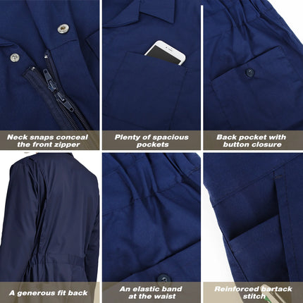 Workers' overalls, large size