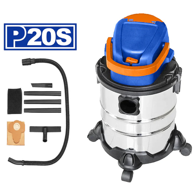 مكنسة برميل ستانلس شحن 20L - 20V وادفو  WQV1A20  -عمان هاردوير