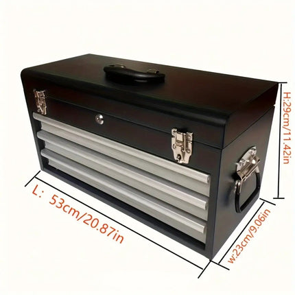 صندوق عدة يدوية – 108 قطعة مع صندوق أدراج فولاذي متعدد الطبقات