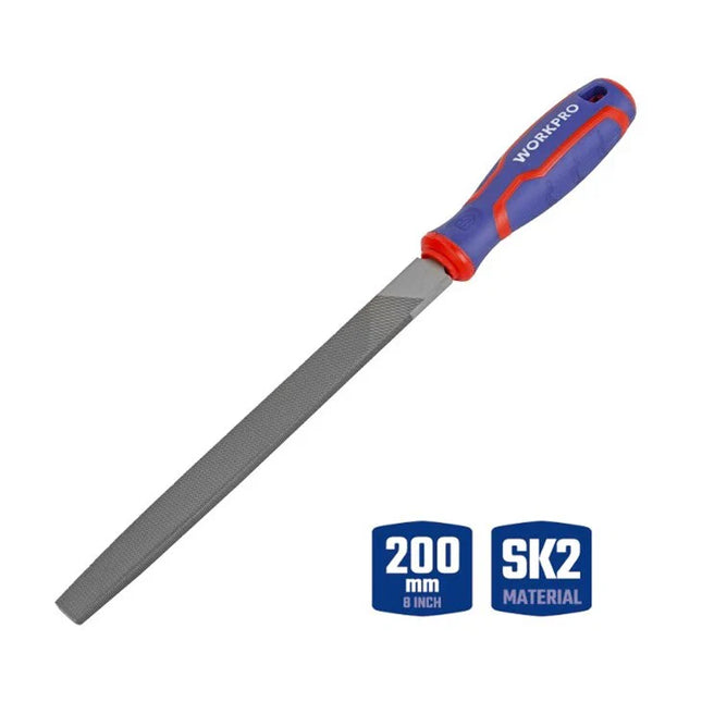 مجموعة مبارد حديد وخشب  WORKPRO مقاس 200 مم (8 بوصة)