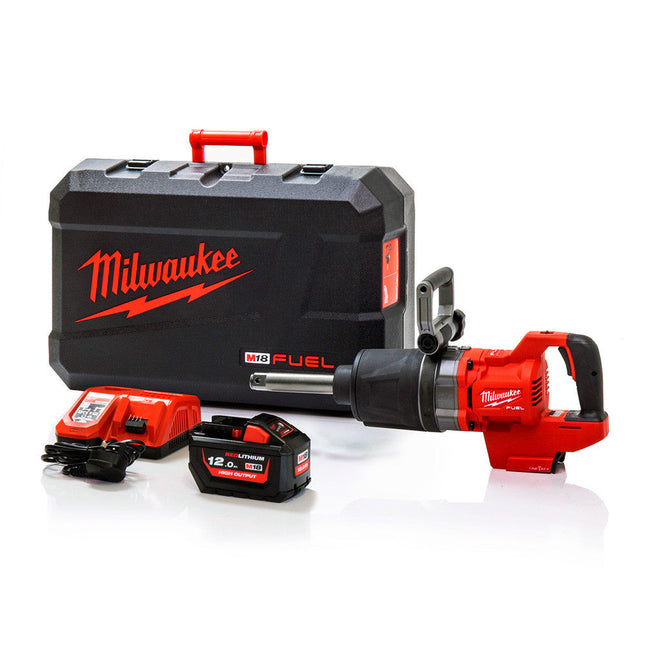 درل شحن امباكت فيول قياس 1 انش Milwaukee M18™ FUEL™ ONE-KEY™ بمقبض D مقاس 1 بوصة
