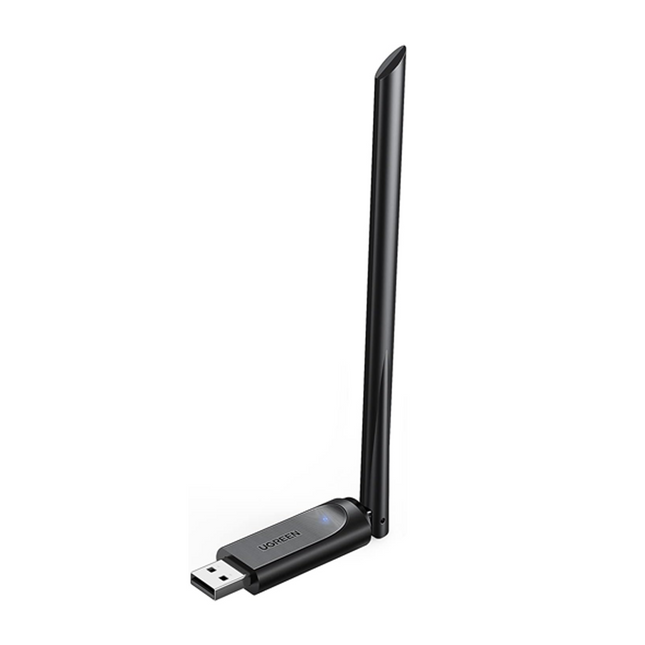 محول واي فاي USB AC650 من يوجرين لأجهزة الكمبيوتر المكتبية بهوائي 6 ديسيبل / 90339