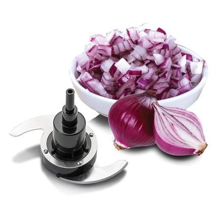 محضرة طعام وخلاط 2 بـ 1 قوة 400 واط بسعة كبيرة وملحقات متعددة ماركة Black & Decker