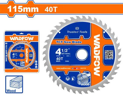 اسطوانة قص خشب 115mm 40T وادفو  WTC1K01  -عمان هاردوير