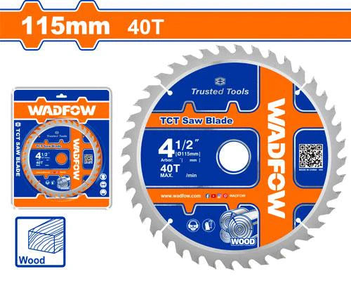 اسطوانة قص خشب 115mm 40T وادفو  WTC1K01  -عمان هاردوير