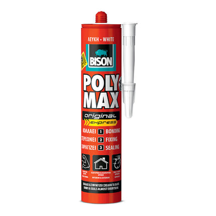Bison Poly Max Original Adhesive 440g White